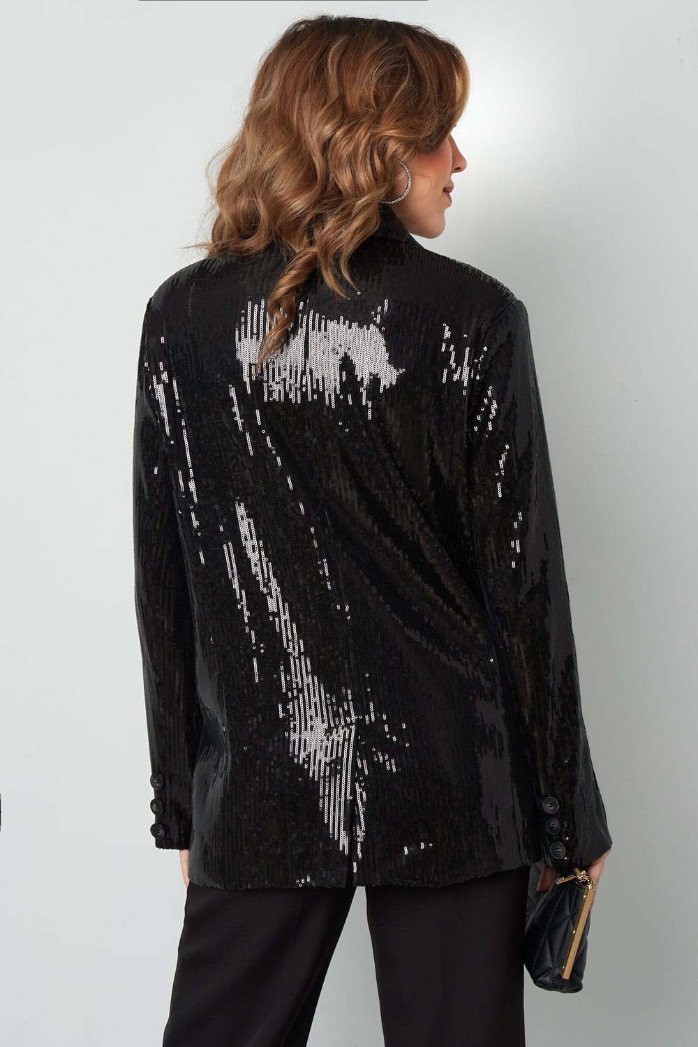 Blazer glitzernd schick - Schwarz - S h5Bild9